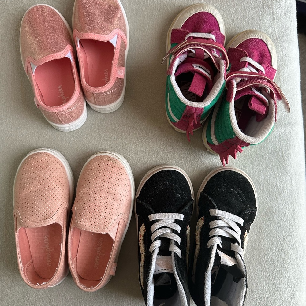 7C Shoe Bundle (Vans and slip on’s)